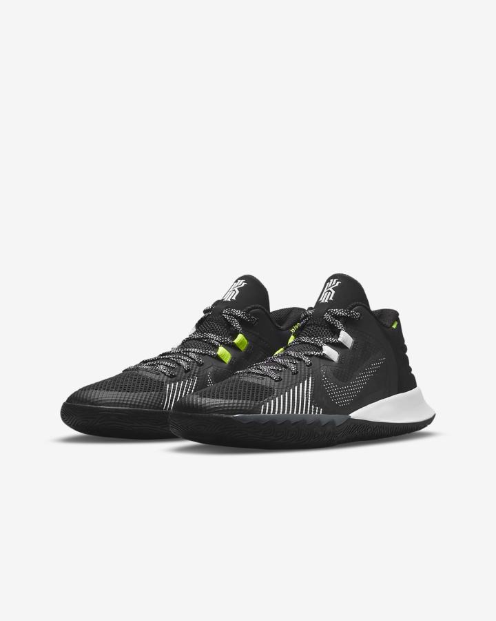 Nike Kyrie Flytrap 5 Kids Za Djevojčice Košarkaške Cipele Crne Tamno Sive Bijele | HR-19287XCZV