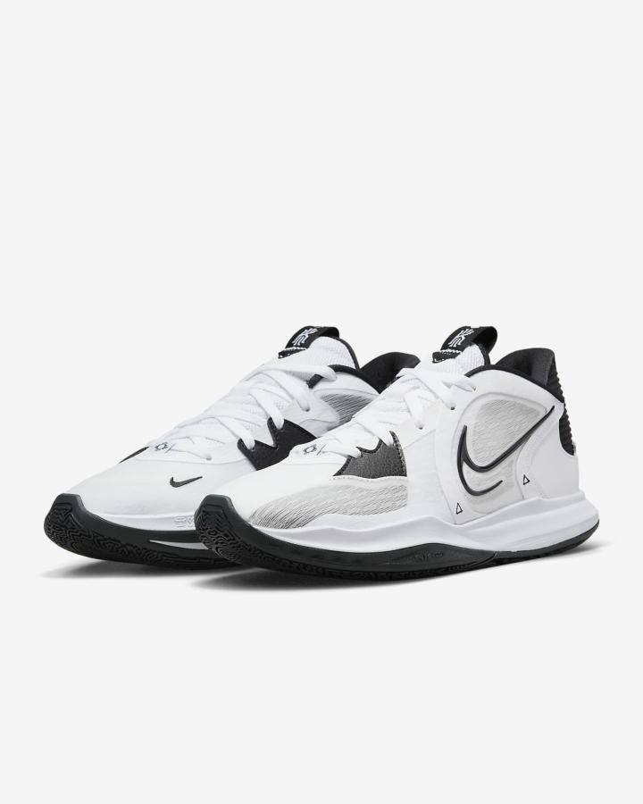 Nike Kyrie Low 5 (Team) Muške Košarkaške Cipele Bijele Crne | HR-52108QADG