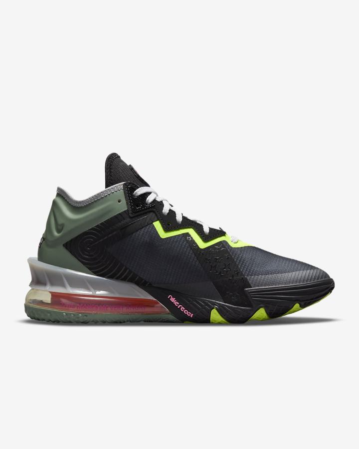 Nike LeBron 18 Low 'Bugs vs Marvin' Ženske Košarkaške Cipele Svijetlo Sive Crne Bijele | HR-94180KJFY