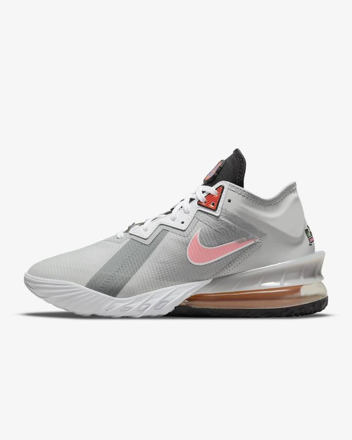 Nike LeBron 18 Low \'Bugs vs Marvin\' Ženske Košarkaške Cipele Svijetlo Sive Crne Bijele | HR-94180KJFY