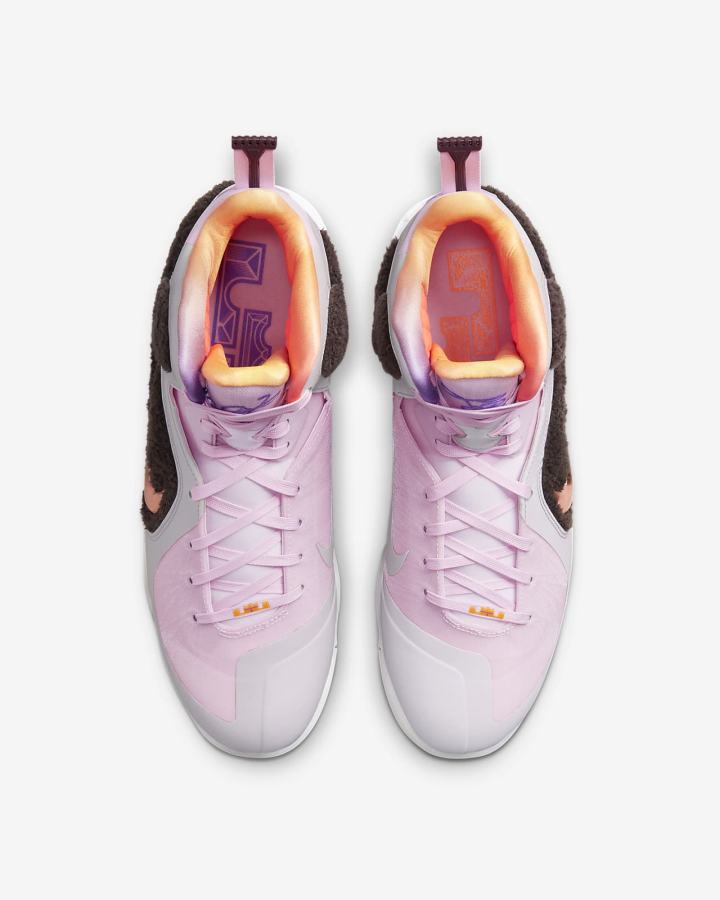 Nike LeBron IX Muške Tenisiće Roze Smeđe Bijele Visebojne | HR-76528EWJY