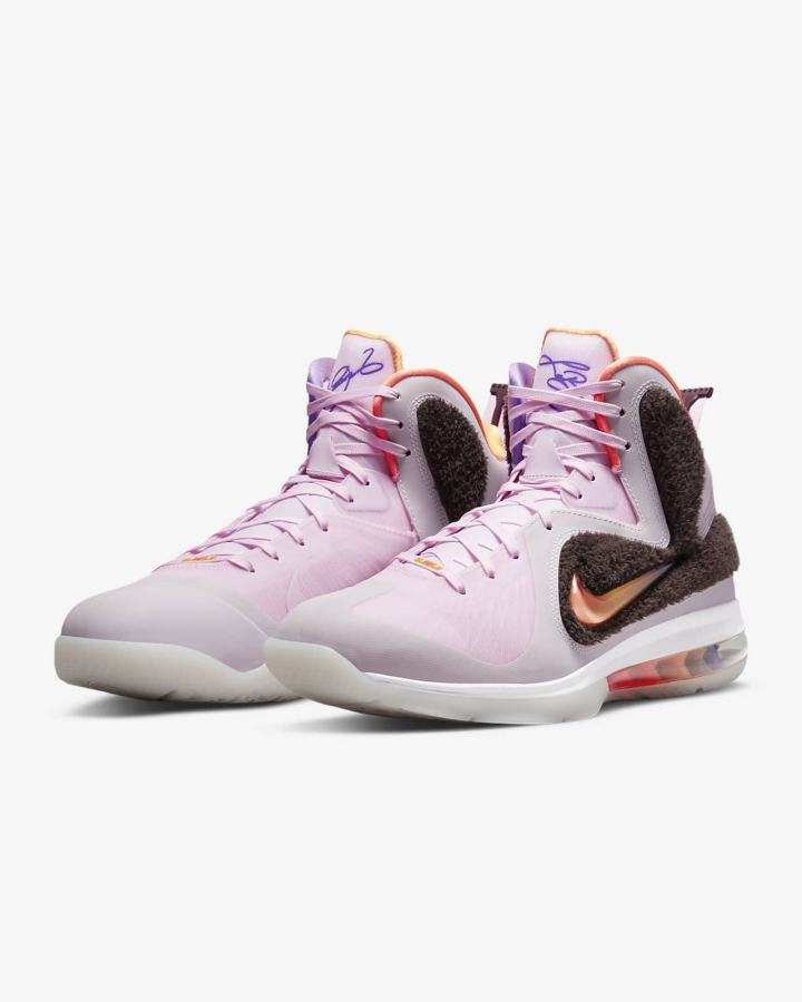 Nike LeBron IX Muške Tenisiće Roze Smeđe Bijele Visebojne | HR-76528EWJY