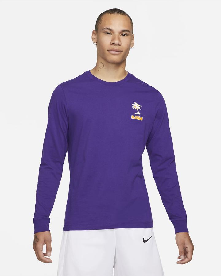 Nike LeBron SFG Long-Sleeve Muške Majice Ljubičaste | HR-30178HBNK