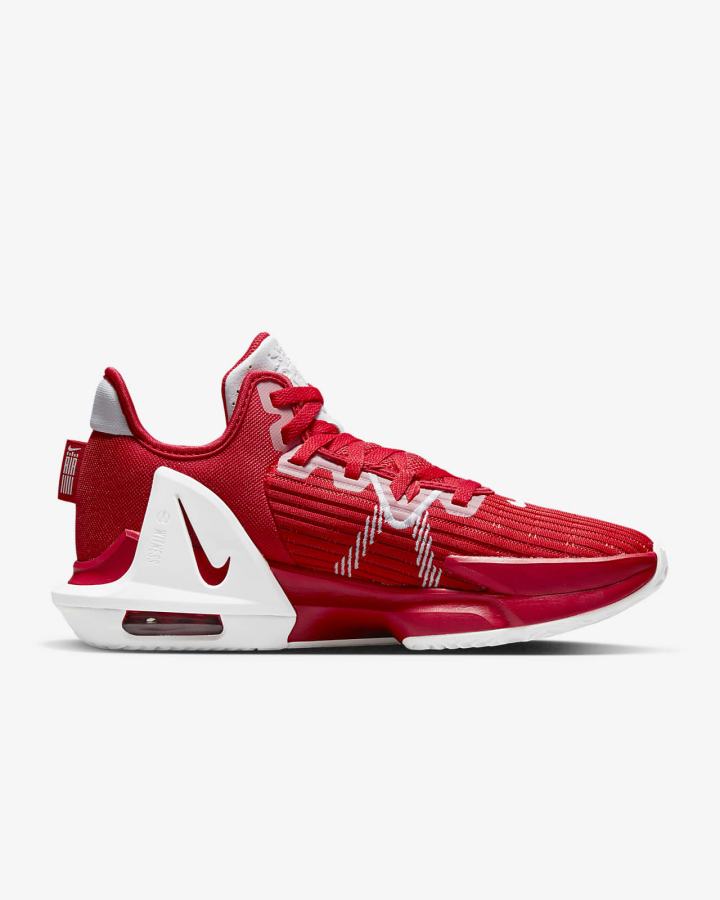 Nike LeBron Witness 6 (Team) Muške Košarkaške Cipele Crvene Bijele | HR-13804TYDP