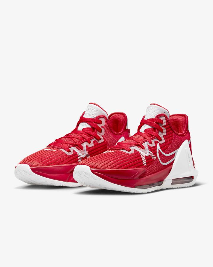 Nike LeBron Witness 6 (Team) Muške Košarkaške Cipele Crvene Bijele | HR-13804TYDP