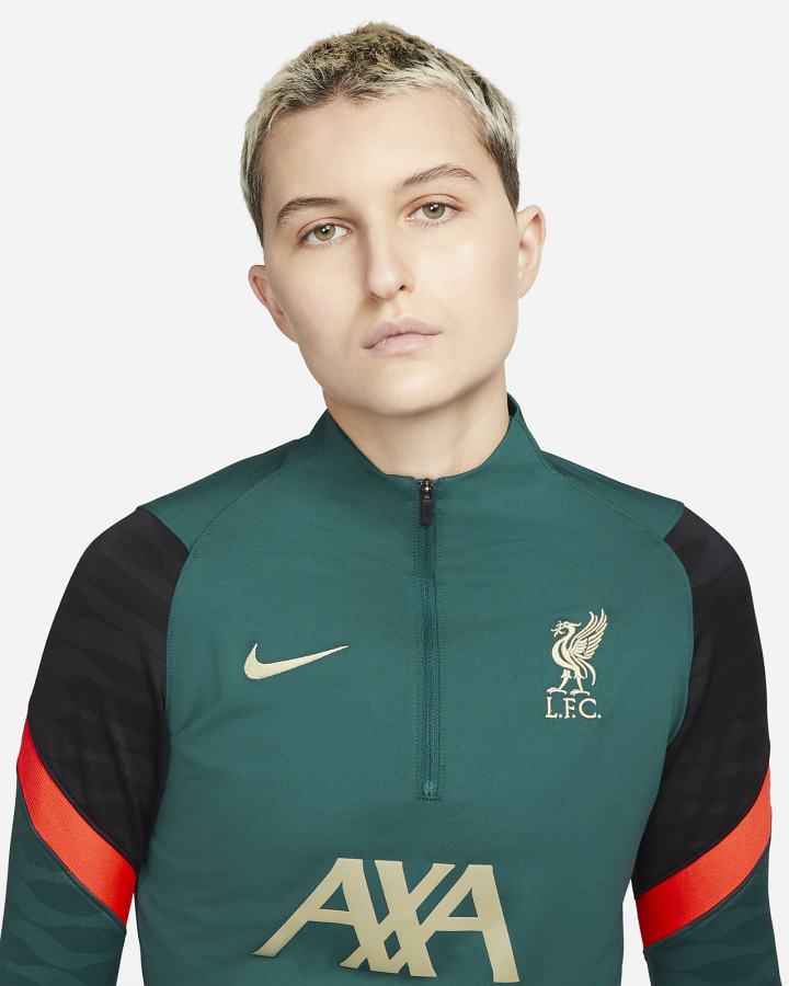 Nike Liverpool FC Strike Soccer Drill Top Ženske Dukserice Tirkizne Crvene Sive | HR-62458MAJO