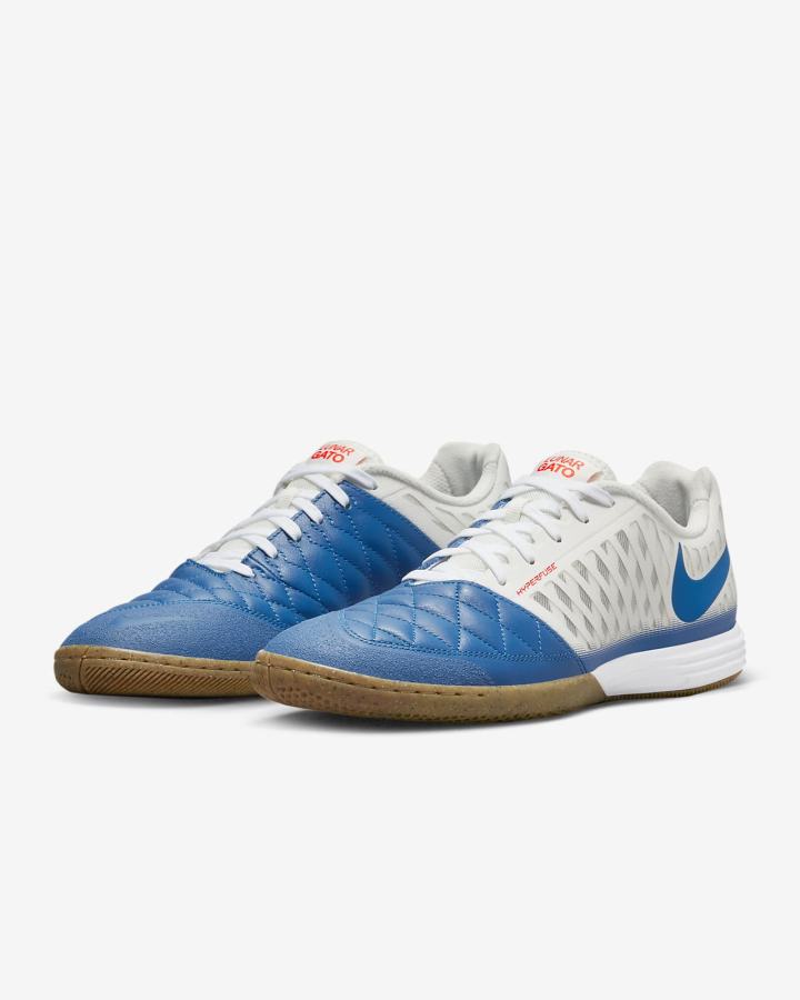 Nike Lunar Gato II IC Indoor/Court Muške Nogometne Tenisice Bijele Svijetlo Smeđe Plave | HR-06473RAYL