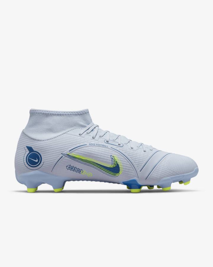 Nike Mercurial Superfly 8 Academy MG Multi-Ground Muške Nogometne Kocke Sive Svijetlo Plave Tamno Plave | HR-70518FMPO