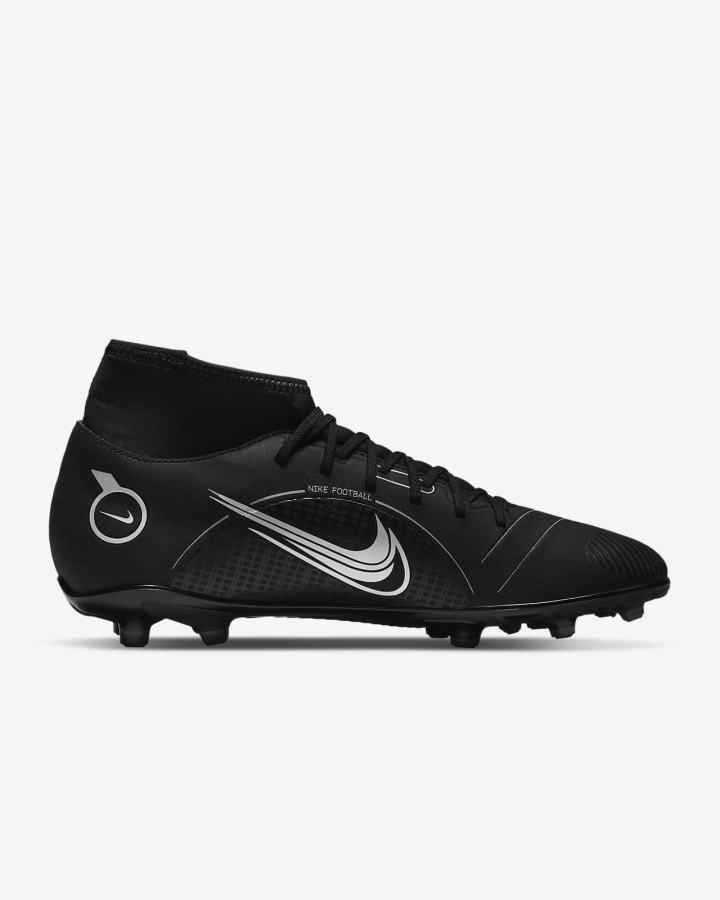 Nike Mercurial Superfly 8 Club MG Multi-Ground Ženske Nogometne Kocke Crne Sive Metalne Srebrne | HR-30761NCRM