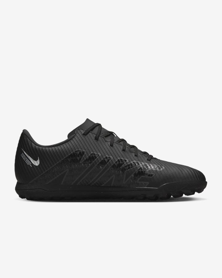 Nike Mercurial Vapor 15 Club TF Turf Muške Nogometne Tenisice Crne Bijele Tamno Sive | HR-65281AVDP