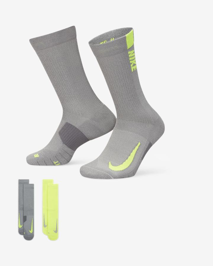 Nike Multiplier Crew Sock (2 Pairs) Muške Čarape Visebojne | HR-14376PCOI