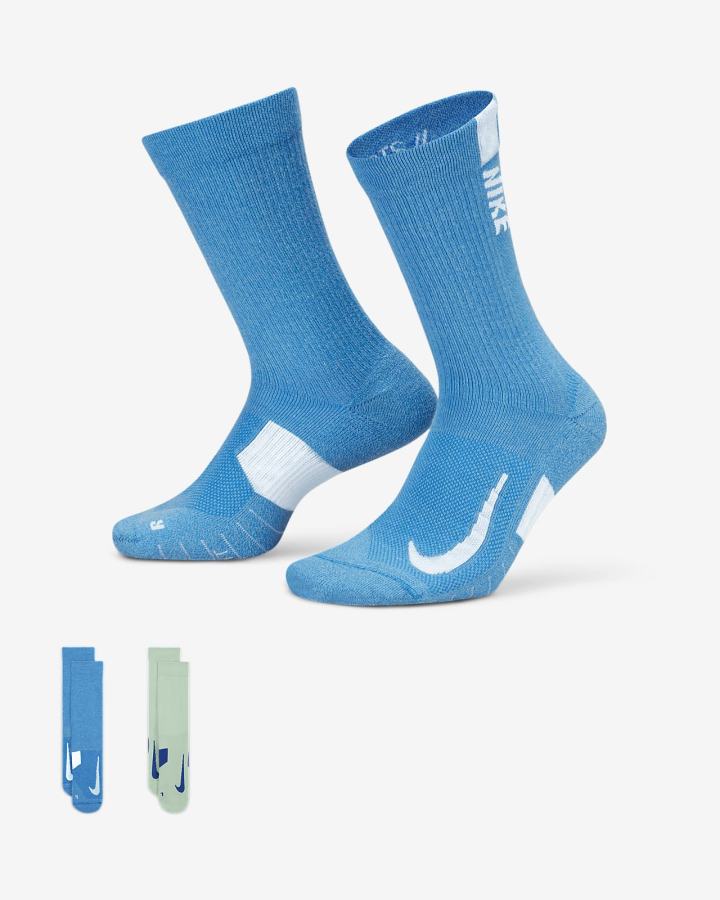 Nike Multiplier Crew Sock (2 Pairs) Muške Čarape Visebojne | HR-43169ATOS