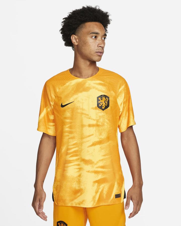 Nike Netherlands 2022/23 Match Home Dri-FIT ADV Soccer Muške Dres Narančaste Crne | HR-80172ONRV