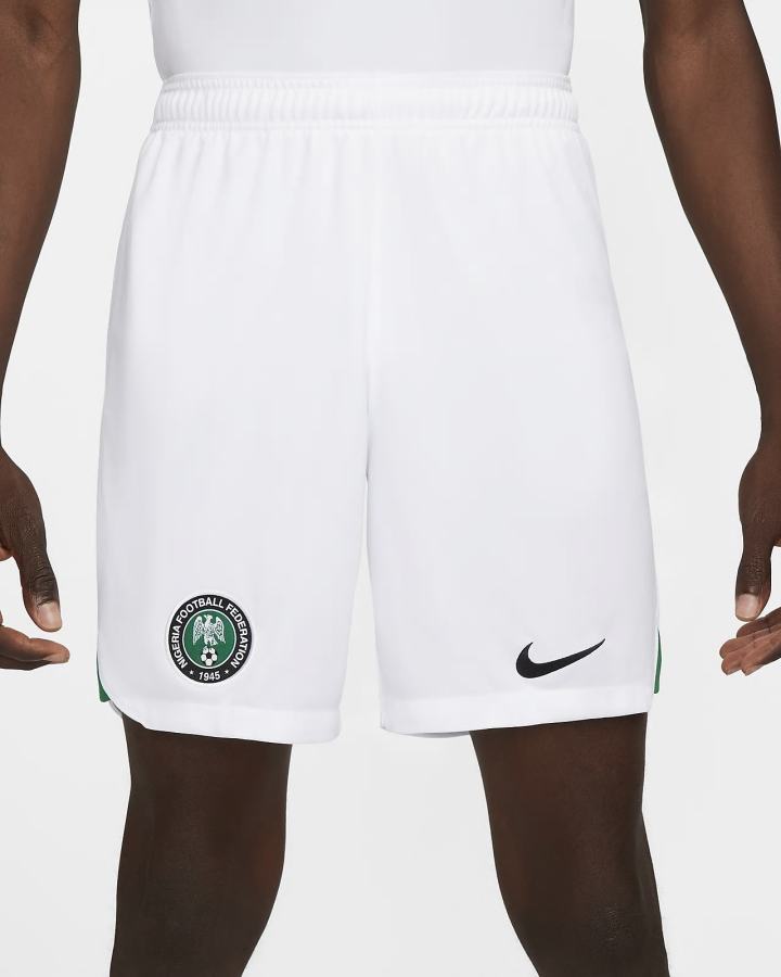 Nike Nigeria 2022/23 Stadium Home/Away Dri-FIT Soccer Muške Kratke Hlače Bijele Tamno Zelene Crne | HR-63587BSUE