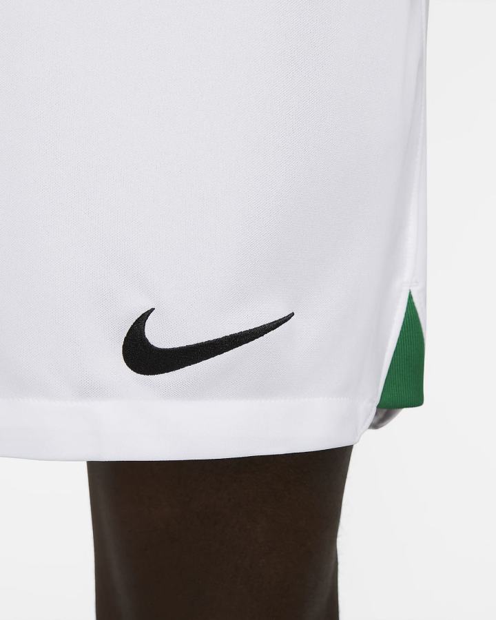 Nike Nigeria 2022/23 Stadium Home/Away Dri-FIT Soccer Muške Kratke Hlače Bijele Tamno Zelene Crne | HR-63587BSUE