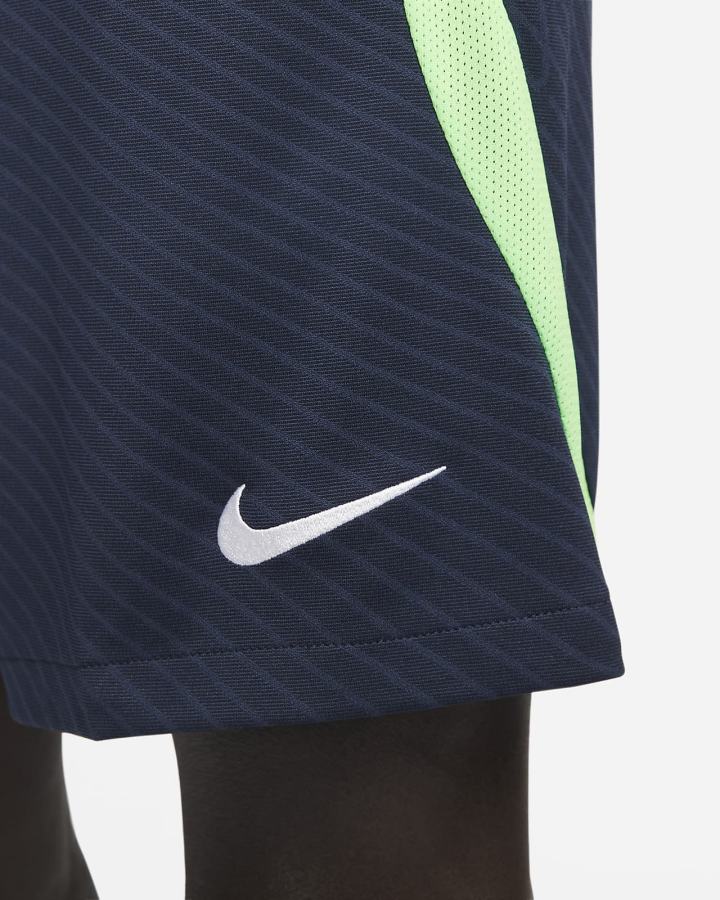 Nike Nigeria Strike Dri-FIT Knit Soccer Muške Kratke Hlače Obsidijanske Zelene Bijele | HR-82743SOMY