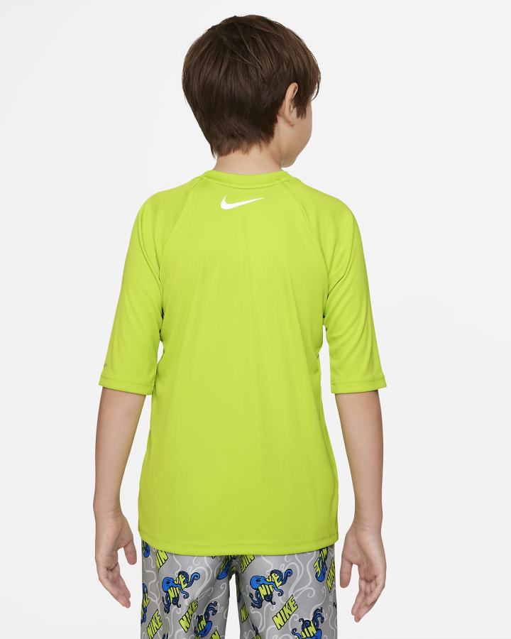 Nike Octologo Kids Short-Sleeve Hydroguard Za Dječake Majice Zelene | HR-01583TXVG