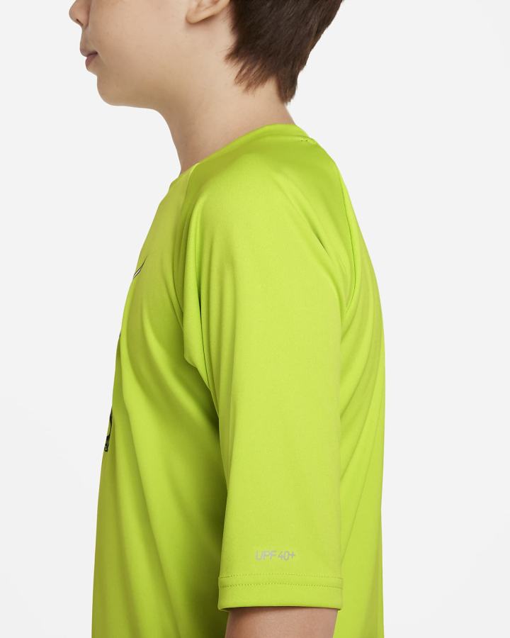 Nike Octologo Kids Short-Sleeve Hydroguard Za Dječake Majice Zelene | HR-01583TXVG