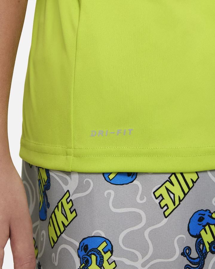 Nike Octologo Kids Short-Sleeve Hydroguard Za Dječake Majice Zelene | HR-01583TXVG