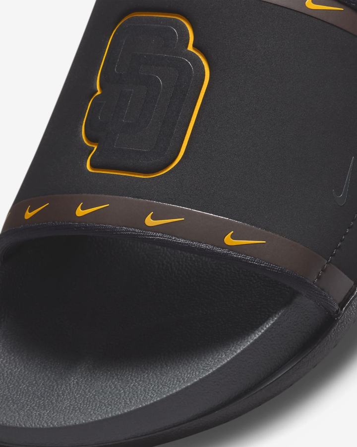 Nike Offcourt (MLB Cleveland) Muške Slajdovi Crne Sive | HR-07548XEVP