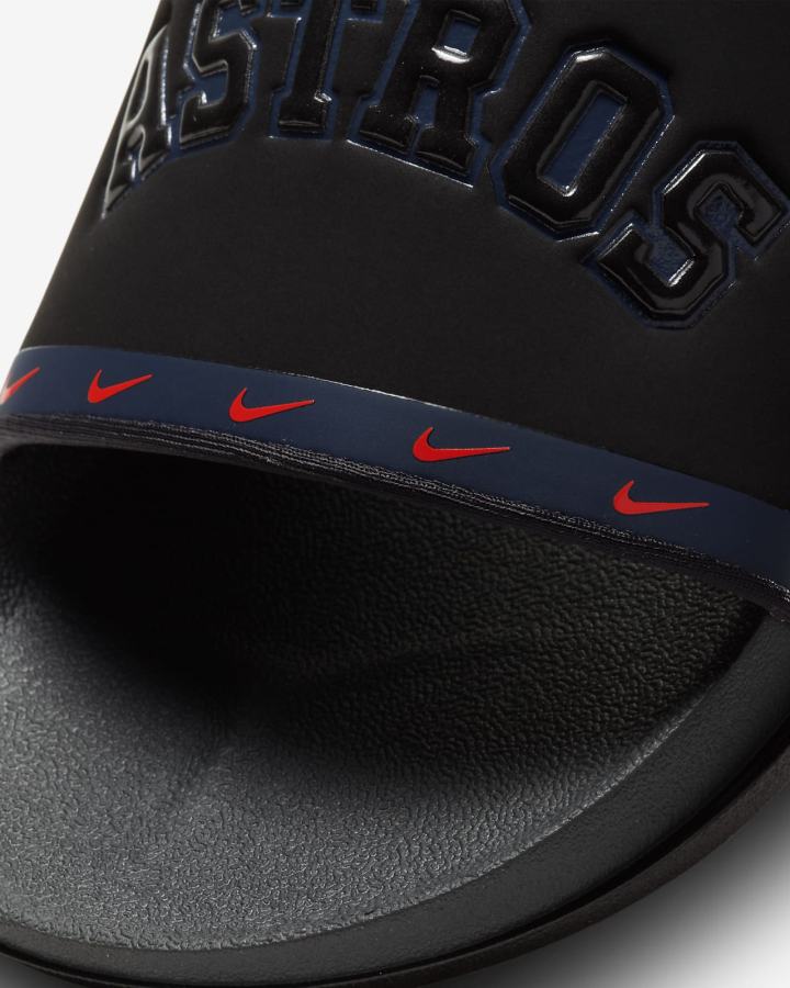 Nike Offcourt (MLB Cleveland) Muške Slajdovi Crne Tamnoplave Narančaste Sive | HR-70386NZAQ