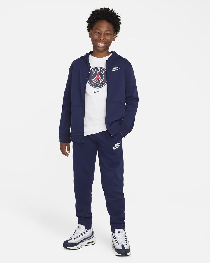 Nike Paris Saint-Germain Crest Kids Soccer Za Dječake Majice Bijele | HR-76024NEDH