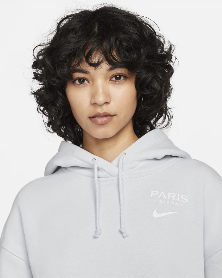 Nike Paris Saint-Germain Fleece Ženske Majica S Kapuljačom Bijele | HR-34861HSGK