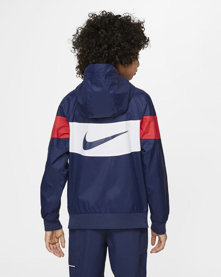 Nike Paris Saint-Germain Kids Hooded Za Dječake Jakne Tamnoplave Bijele Crvene Bijele | HR-12759XBTD