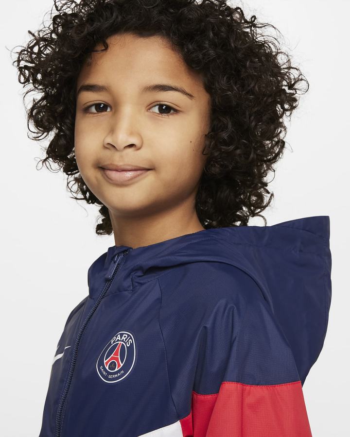 Nike Paris Saint-Germain Kids Hooded Za Dječake Jakne Tamnoplave Bijele Crvene Bijele | HR-12759XBTD