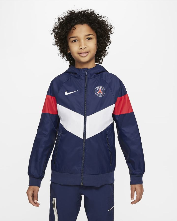 Nike Paris Saint-Germain Kids Hooded Za Dječake Jakne Tamnoplave Bijele Crvene Bijele | HR-12759XBTD