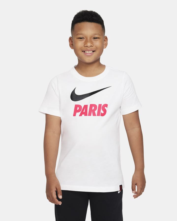 Nike Paris Saint-Germain Kids Soccer Za Dječake Majice Bijele Crvene | HR-49185UKLN