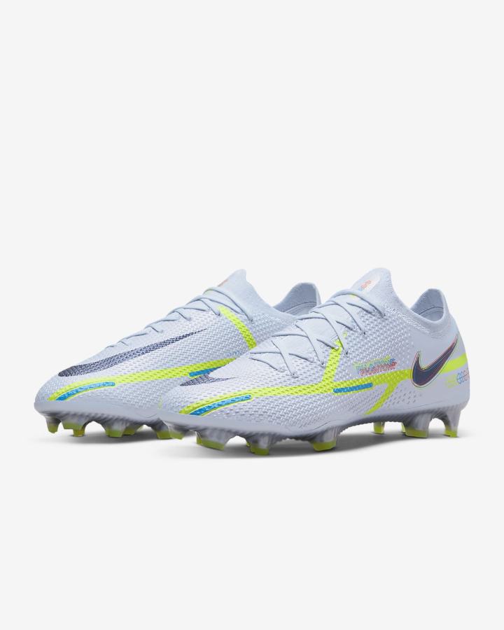 Nike Phantom GT2 Elite FG Firm-Ground Muške Nogometne Kocke Sive Svijetlo Plave | HR-03597RSQI