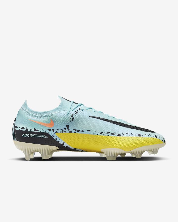 Nike Phantom GT2 Elite FG Firm-Ground Ženske Nogometne Kocke Žute Crne | HR-08376MEQC