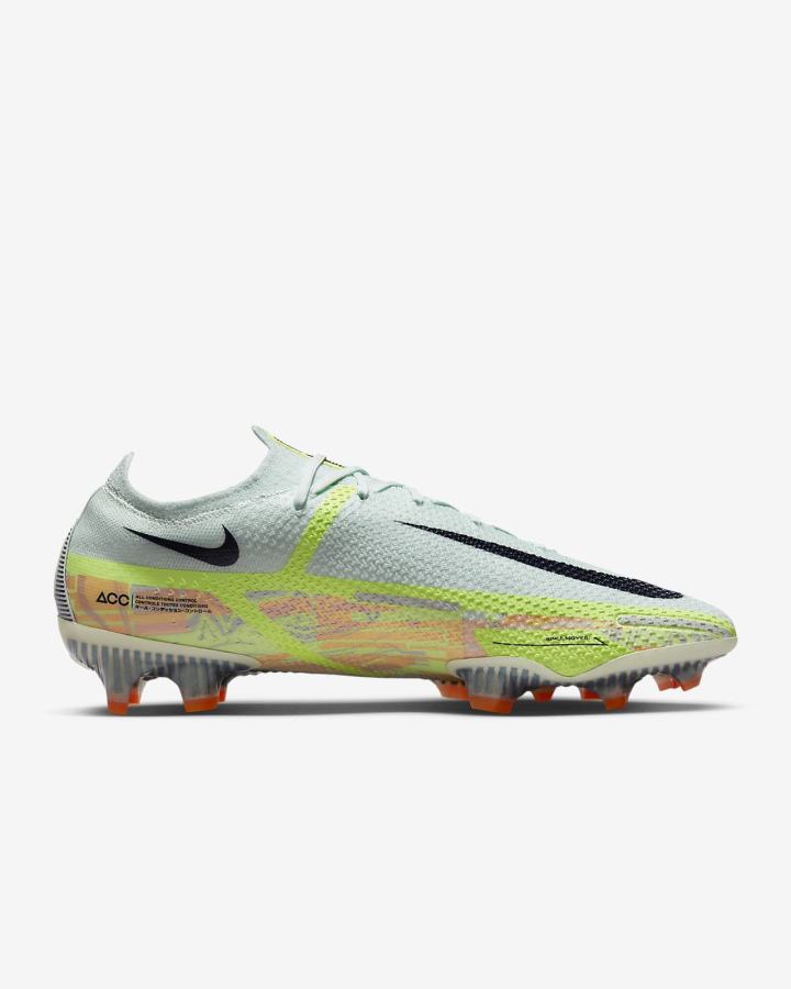 Nike Phantom GT2 Elite FG Firm-Ground Ženske Nogometne Kocke Zelene Narančaste Plave | HR-17823JDNE