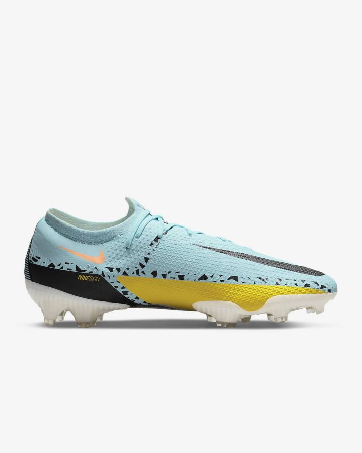 Nike Phantom GT2 Pro FG Firm-Ground Muške Nogometne Kocke Žute Crne | HR-98402EYDM