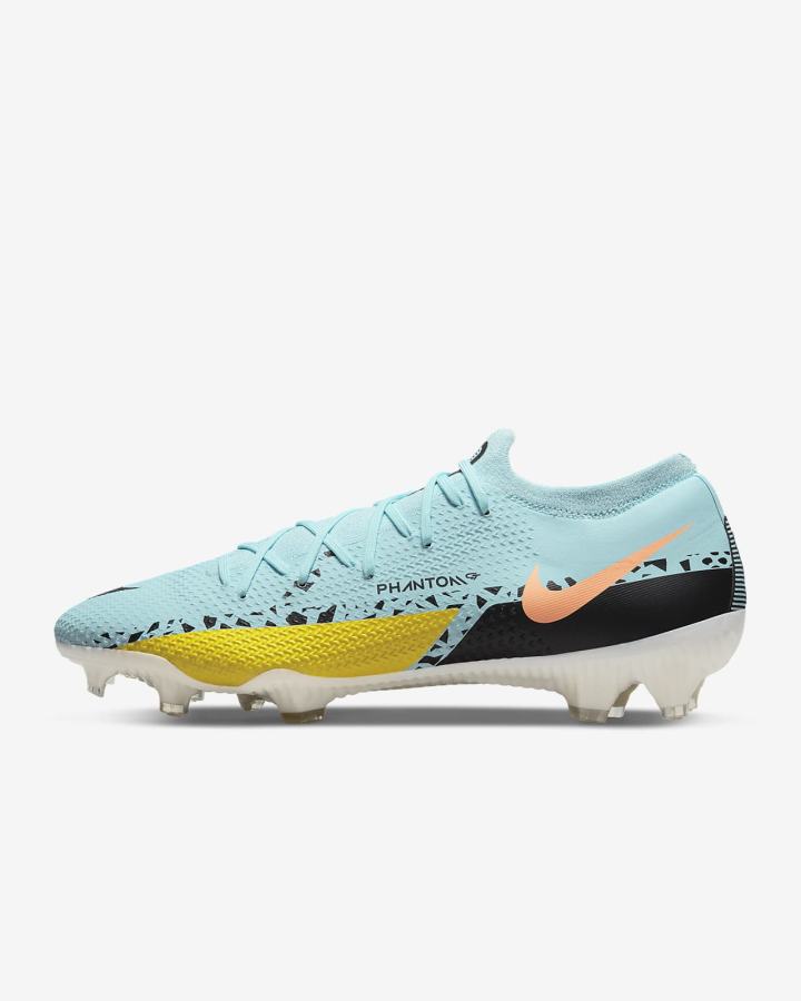 Nike Phantom GT2 Pro FG Firm-Ground Muške Nogometne Kocke Žute Crne | HR-98402EYDM