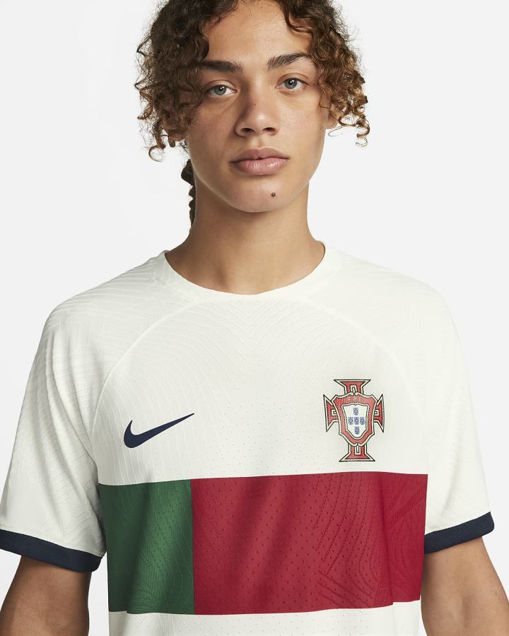 Nike Portugal 2022/23 Match Away Dri-FIT ADV Soccer Muške Dres Obsidijanske | HR-49721COJE