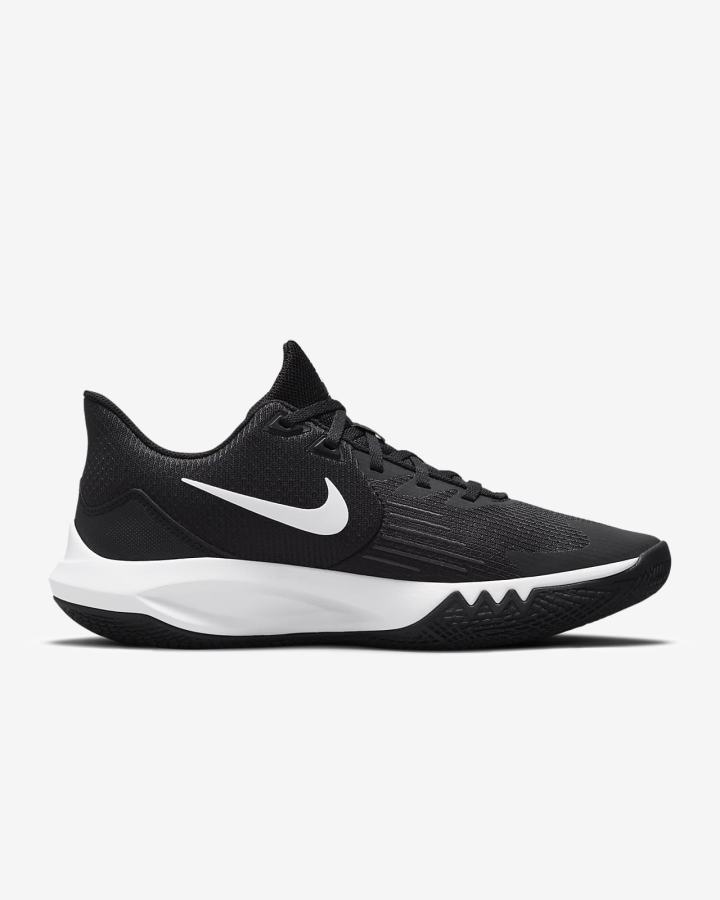 Nike Precision 5 Muške Košarkaške Cipele Crne Tamno Sive Bijele | HR-32865LMPU