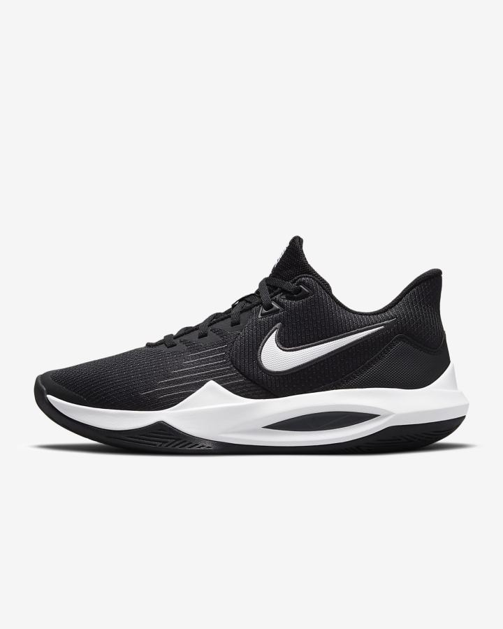 Nike Precision 5 Muške Košarkaške Cipele Crne Tamno Sive Bijele | HR-32865LMPU