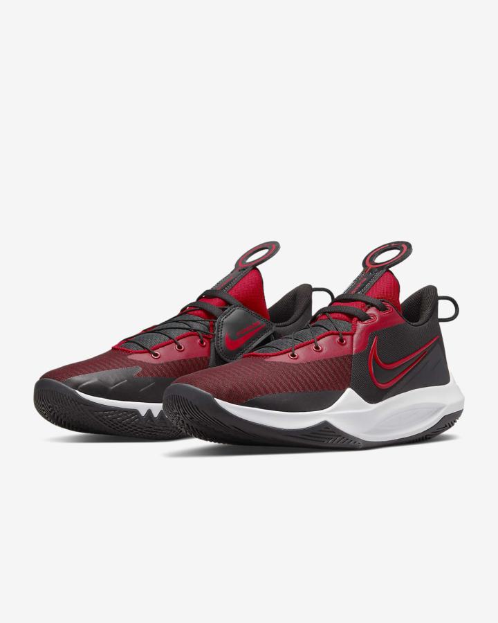 Nike Precision 6 FlyEase Ženske Košarkaške Cipele Crne Crvene | HR-34908NSGV