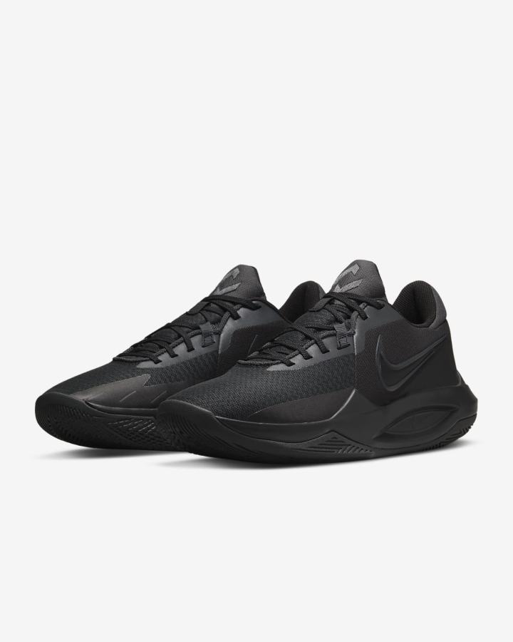 Nike Precision 6 Ženske Košarkaške Cipele Crne Tamno Sive | HR-04195CPFB