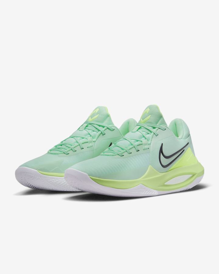 Nike Precision 6 Ženske Košarkaške Cipele Menta Zelene Bijele Ljubičaste | HR-76218GLFJ