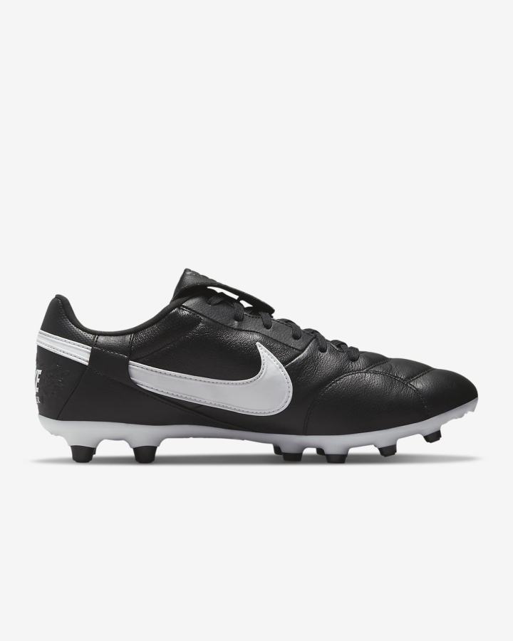 Nike Premier 3 FG Firm-Ground Muške Nogometne Kocke Crne Bijele | HR-41853UEBR