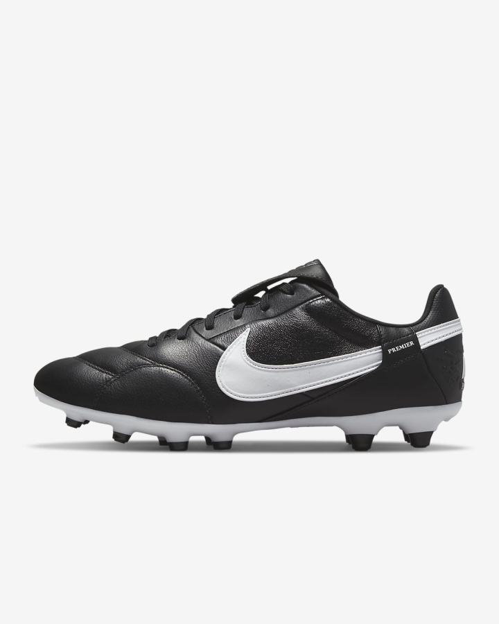 Nike Premier 3 FG Firm-Ground Muške Nogometne Kocke Crne Bijele | HR-41853UEBR