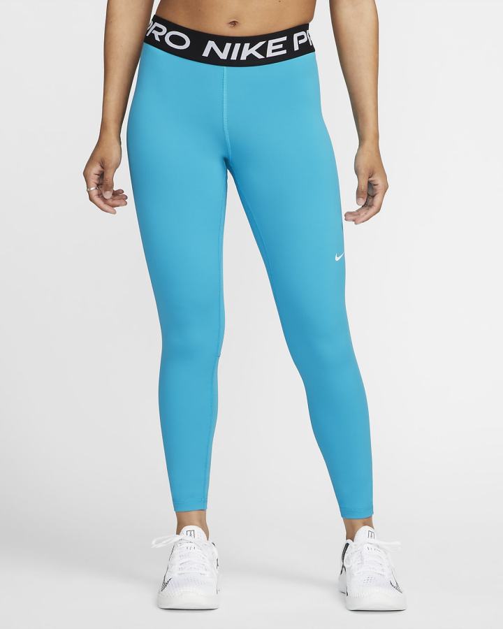 Nike Pro 365 (Plus Size) Ženske Tajice Plave Crne Bijele | HR-12908DXOF