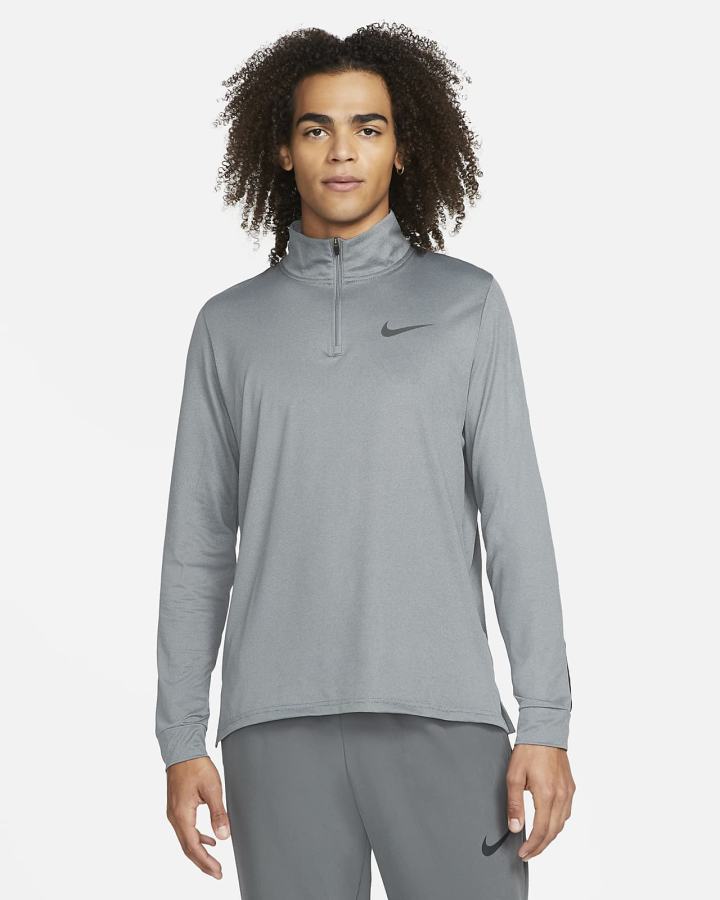 Nike Pro Dri-FIT 1/4-Zip Hyper Dry Training Top Muške Košulje Crne Sive Crne | HR-72496GYKQ