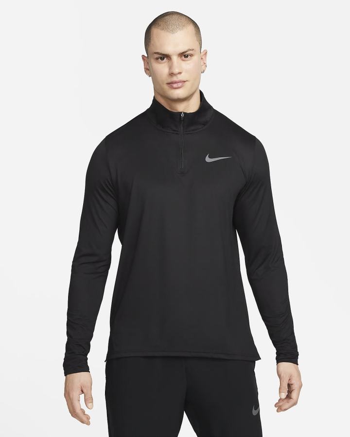 Nike Pro Dri-FIT 1/4-Zip Hyper Dry Training Top Muške Košulje Crne Tamno Sive | HR-90754OKVH