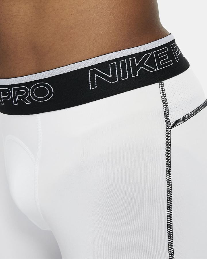 Nike Pro Dri-FIT 3/4 Muške Tajice Bijele Crne | HR-34026REGJ