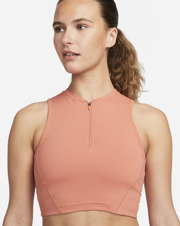 Nike Pro Dri-FIT Cropped Ženske Majica Bez Rukava Bijele | HR-37812BCUV