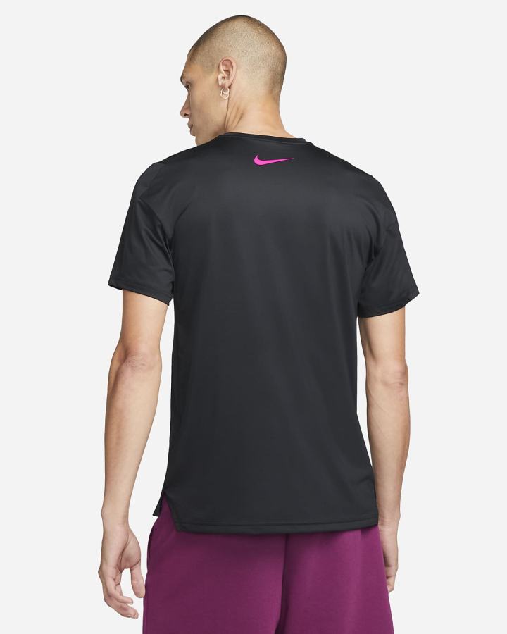 Nike Pro Dri-FIT Graficke Training Top Muške Majice Crne Roze | HR-12675FKEZ